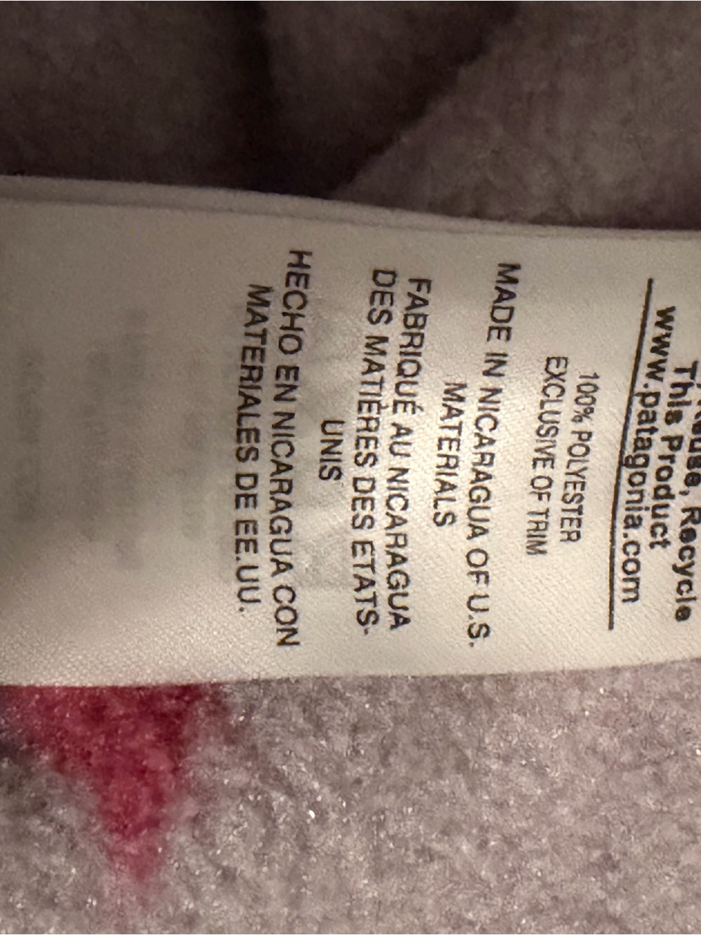 Patagonia Women’s Gray Patterned Synchilla® Snap-T Pullover Size MED - Picture 7 of 11